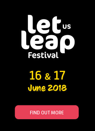 Let us leap festival logo